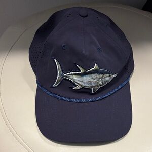 Tak Waterman Navy Blue Fish Embroidered Cap